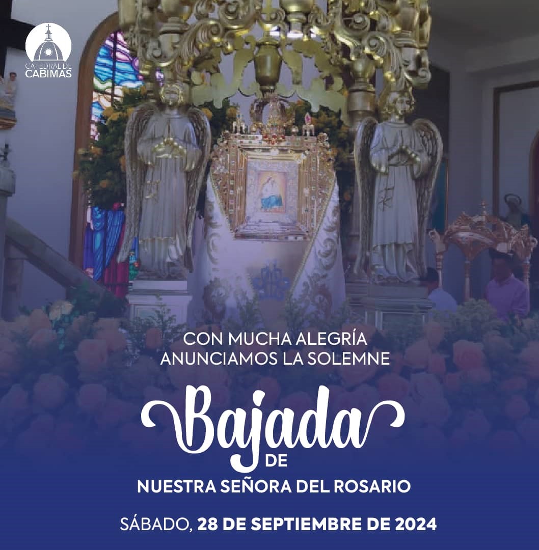 Bajada de la Virgen del Rosario en Cabimas será el 28 de septiembre 