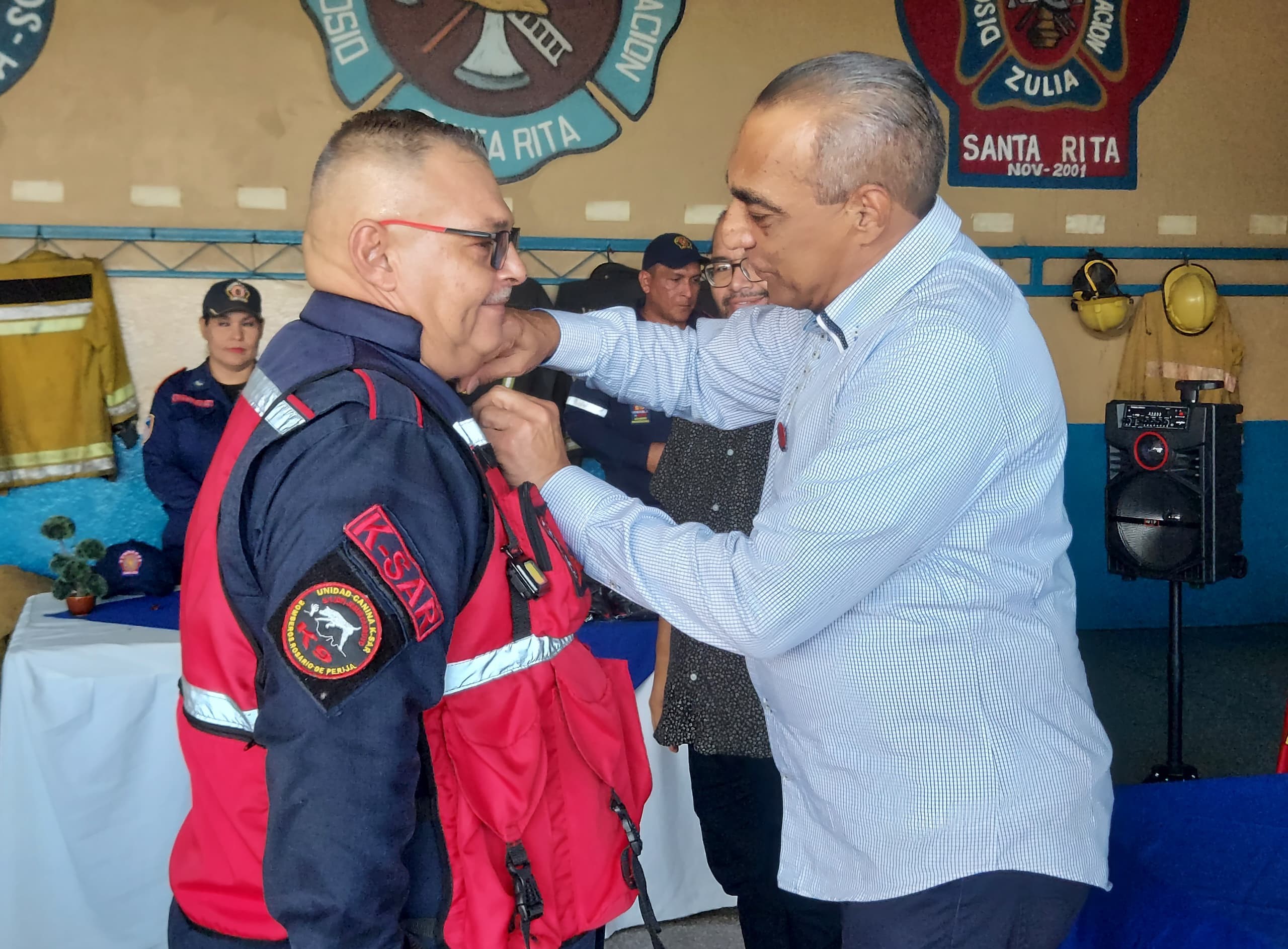 Bomberos de Santa Rita fueron reconocidos 