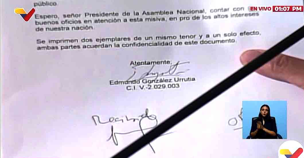 Jorge Rodríguez le dio 24 horas a Edmundo González 