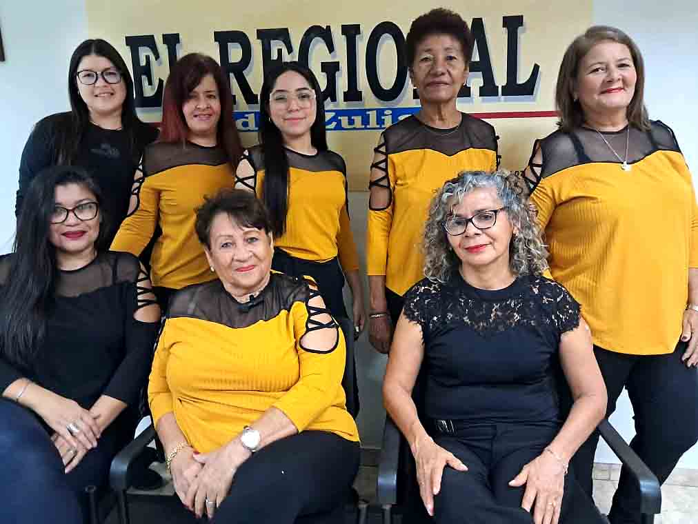 FARÁNDULA.-  La talentosa  agrupación  gaitera  de Cabimas "Dinámicas  por Siempre" , de visita a El Regional del Zulia ,amplió todos los detalles del lanzamiento de  su más reciente producción  musical "Damas Gaitera", temporada 2024,.