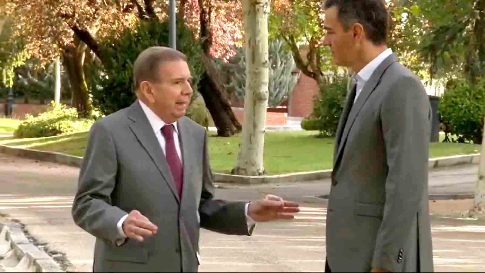 Edmundo González y Pedro Sánchez