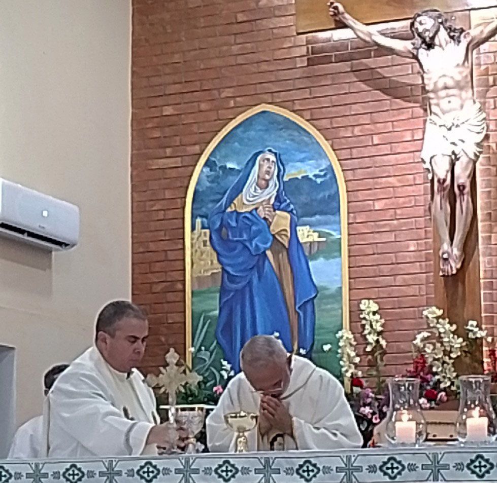 Imagen de San Benito visitó la iglesia "San José"