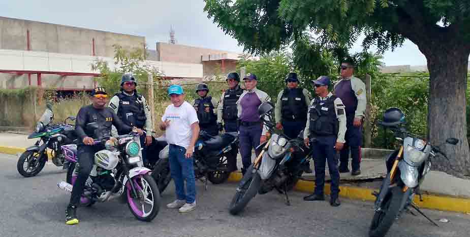 Primera competencia de motopiruetas en Cabimas