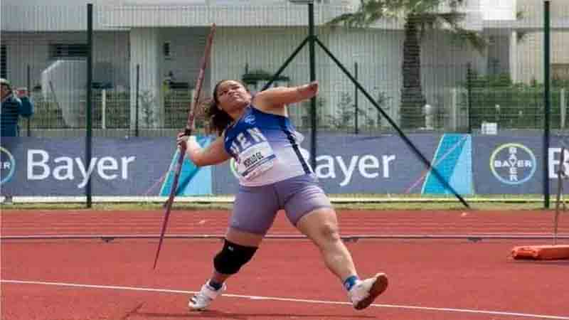 Venezolana Naibys Morillo consigue oro en jabalina