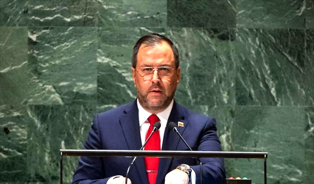 Internacionales.- El ministro del Poder Popular para las Relaciones Exteriores, Yván Gil, abogó por fortalecer el multilateralismo, eliminar las medidas coercitivas unilaterales y a un alto al fuego en Gaza, durante su participación en la 79° Asamblea General de la Organización de las Naciones Unidas (ONU), donde expuso que la representación de la República Bolivariana de Venezuela, es consciente de los desafíos de la Cumbre del Futuro