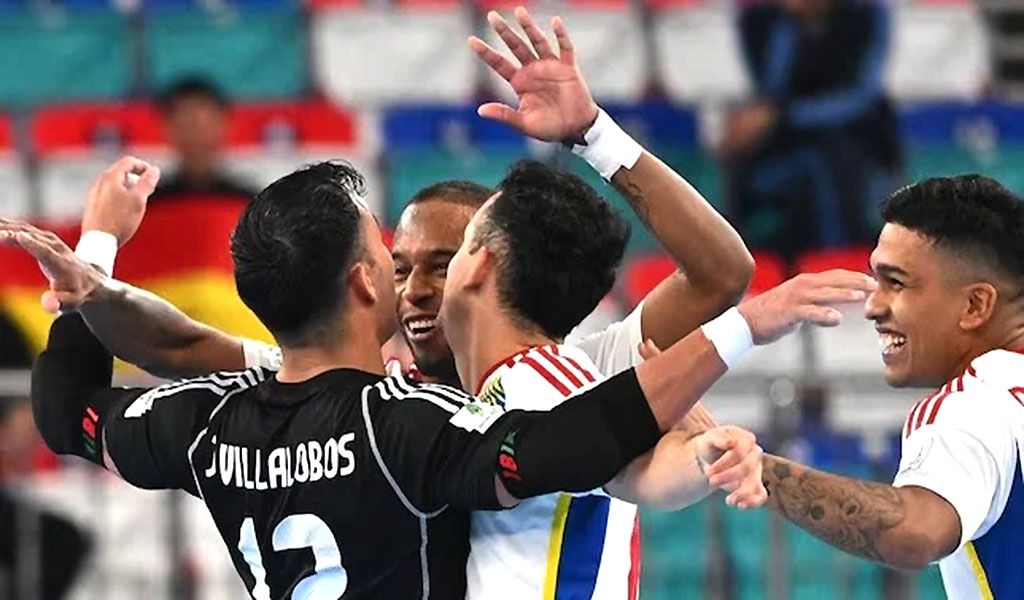 Venezuela se despide del Mundial de Futsal al caer 9-4 ante Ucrania