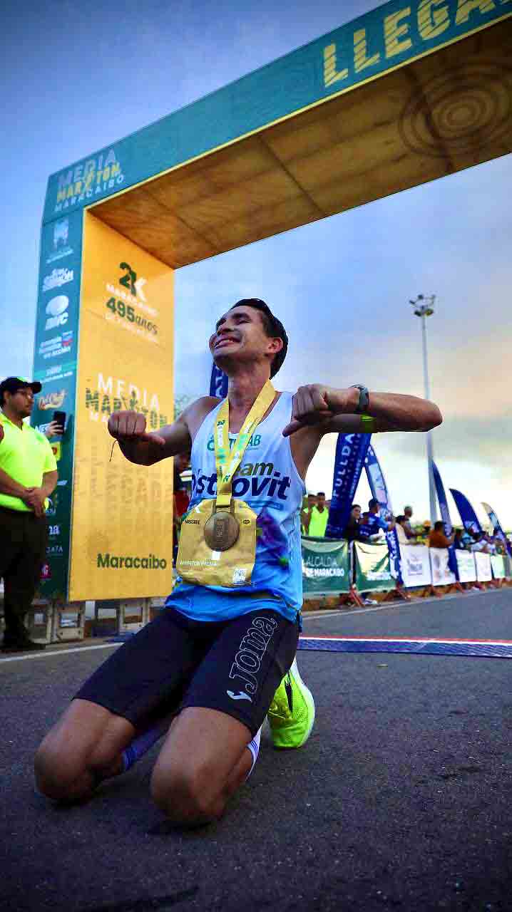 Whinton Palma ganó la Media Maratón de Maracaibo 2024