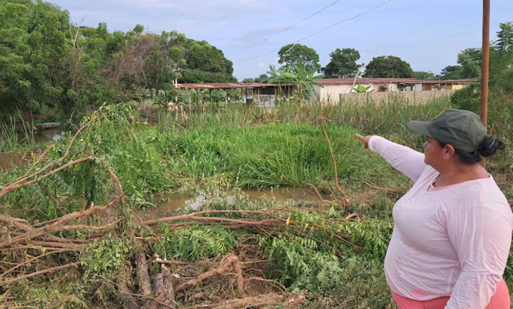 Vecinos de La Icotea y La Lamparita de Bachaquero están riesgo de inundaciones