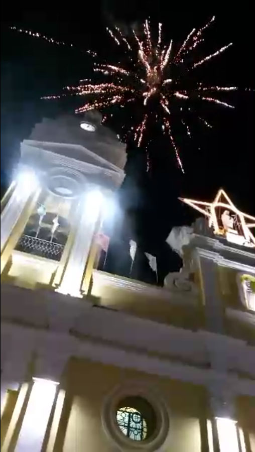 Virgen del Rosario salió en procesión Ca