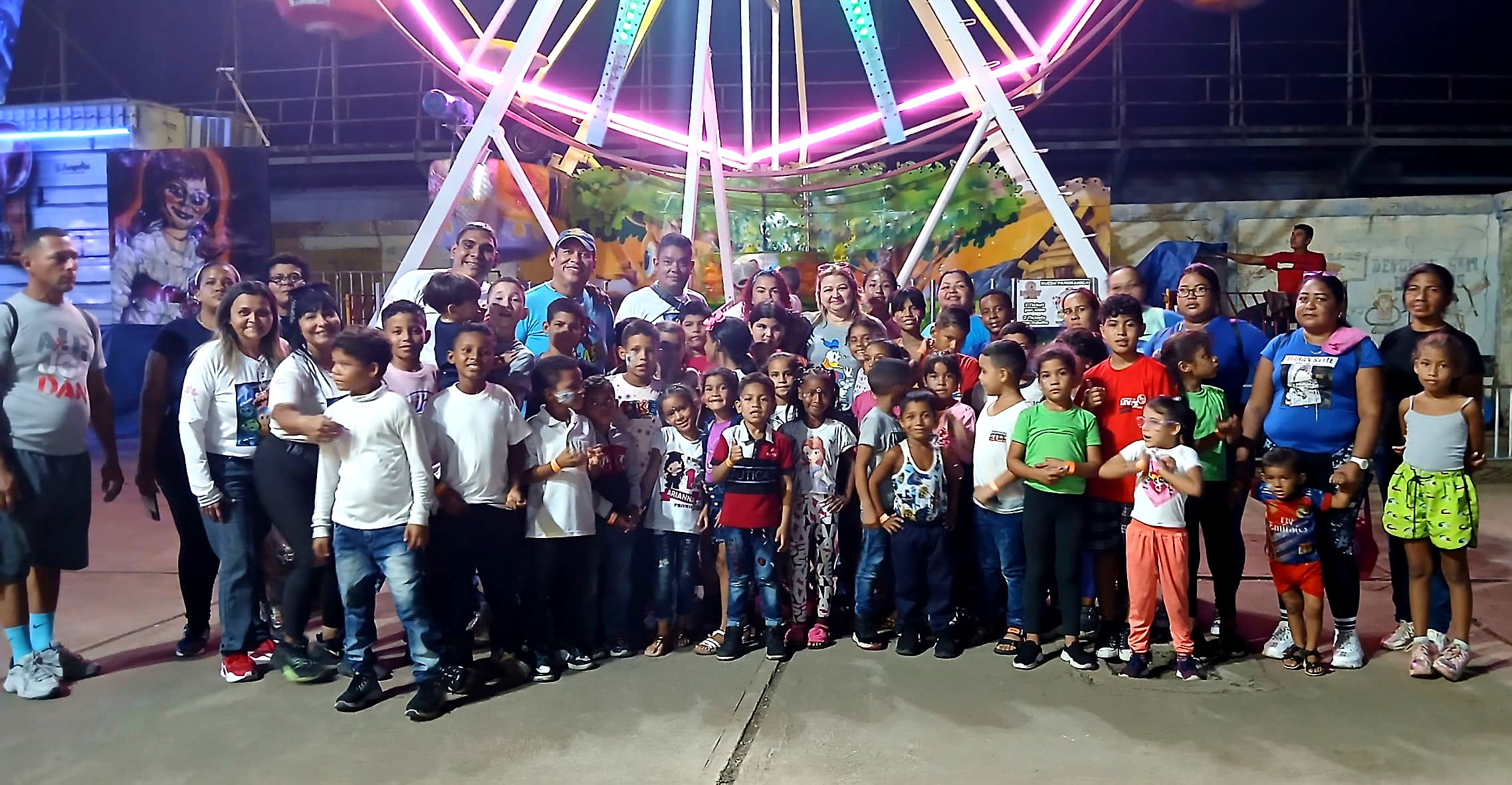 60 niños de Cabimas con la primera dama