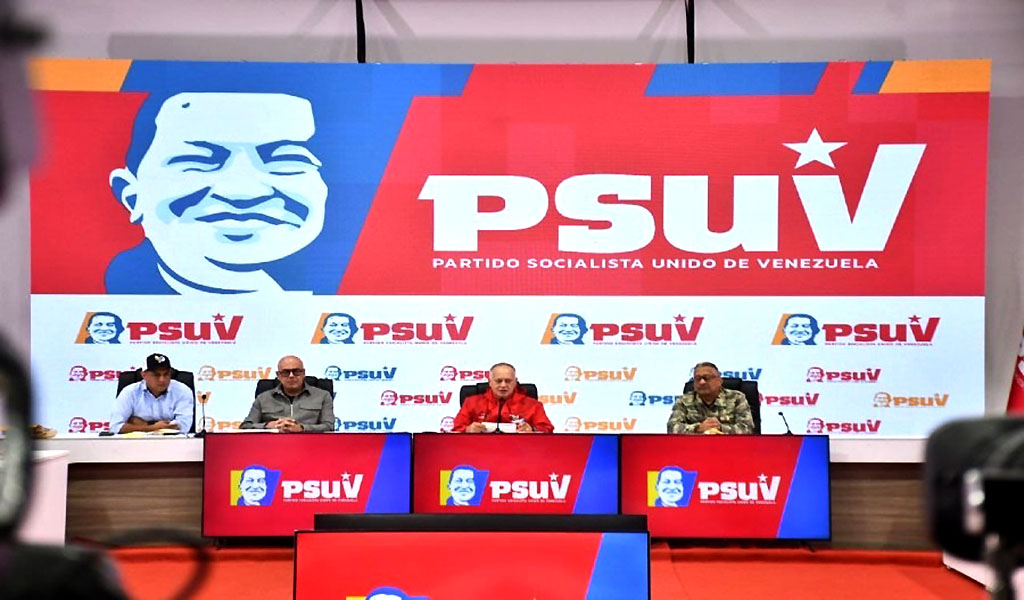 Política.- El primer vicepresidente del Partido Socialista Unido de Venezuela (Psuv), Diosdado Cabello, aseguró que el veto de Brasil al ingreso de Venezuela a los Brics fue un ataque directo al bloque. 