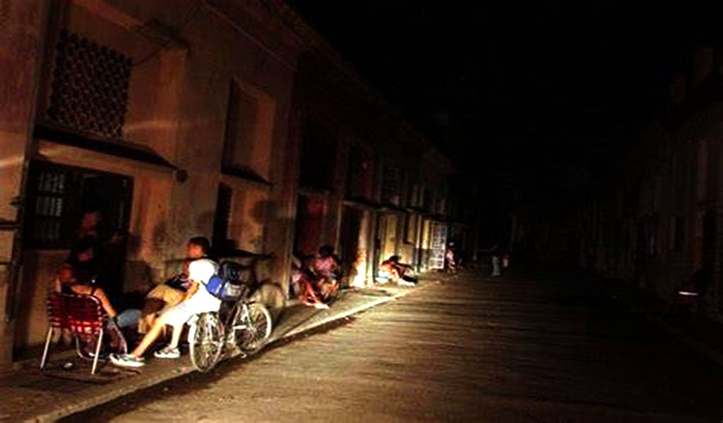Cuba sufre segundo apagón total