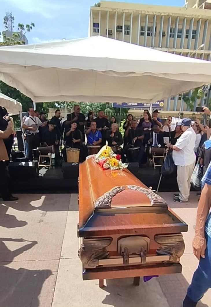 Último adiós a Don Tito Delgado en la Basílica de Maracaibo 