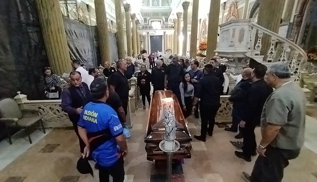 Último adiós a Don Tito Delgado en la Basílica de Maracaibo 