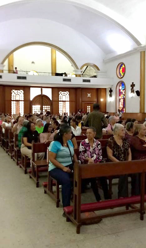 Virgen del Rosario salió en procesión Ca