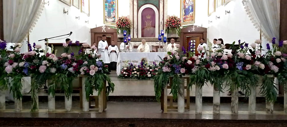 Virgen del Rosario salió en procesión Ca