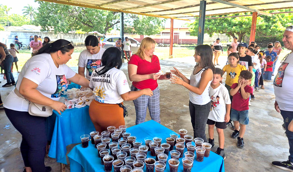 Beneficiados más de 70 niños con jornada social en Punta Gorda 
