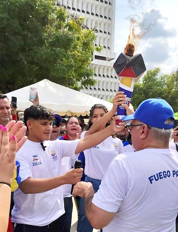 Fuego de los Juegos 2024 recorrió el Zulia 
