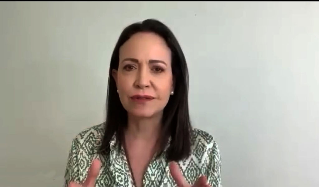 María Corina aseguró que no se irá de Venezuela, "el que se va es Nicolás Maduro"