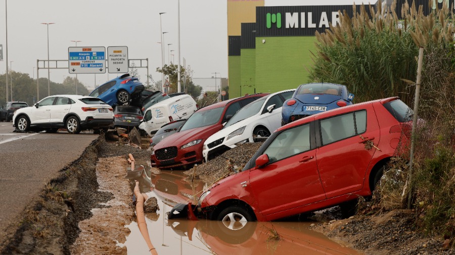 Más de 90 muertos inundaciones y cuantiosas pérdidas deja DANA en España