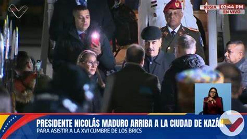 Presidente Maduro arriba a Kazán para Cumbre de los BRICS