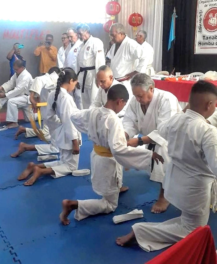 Comisión de Tanabe de Venezuela evaluará a Karatekas en Cabimas