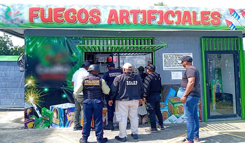 Operativo para supervisar venta regulada de Fuegos Artificiales 