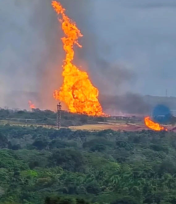 Reportan incendio en el Complejo Operativo Muscar de Pdvsa