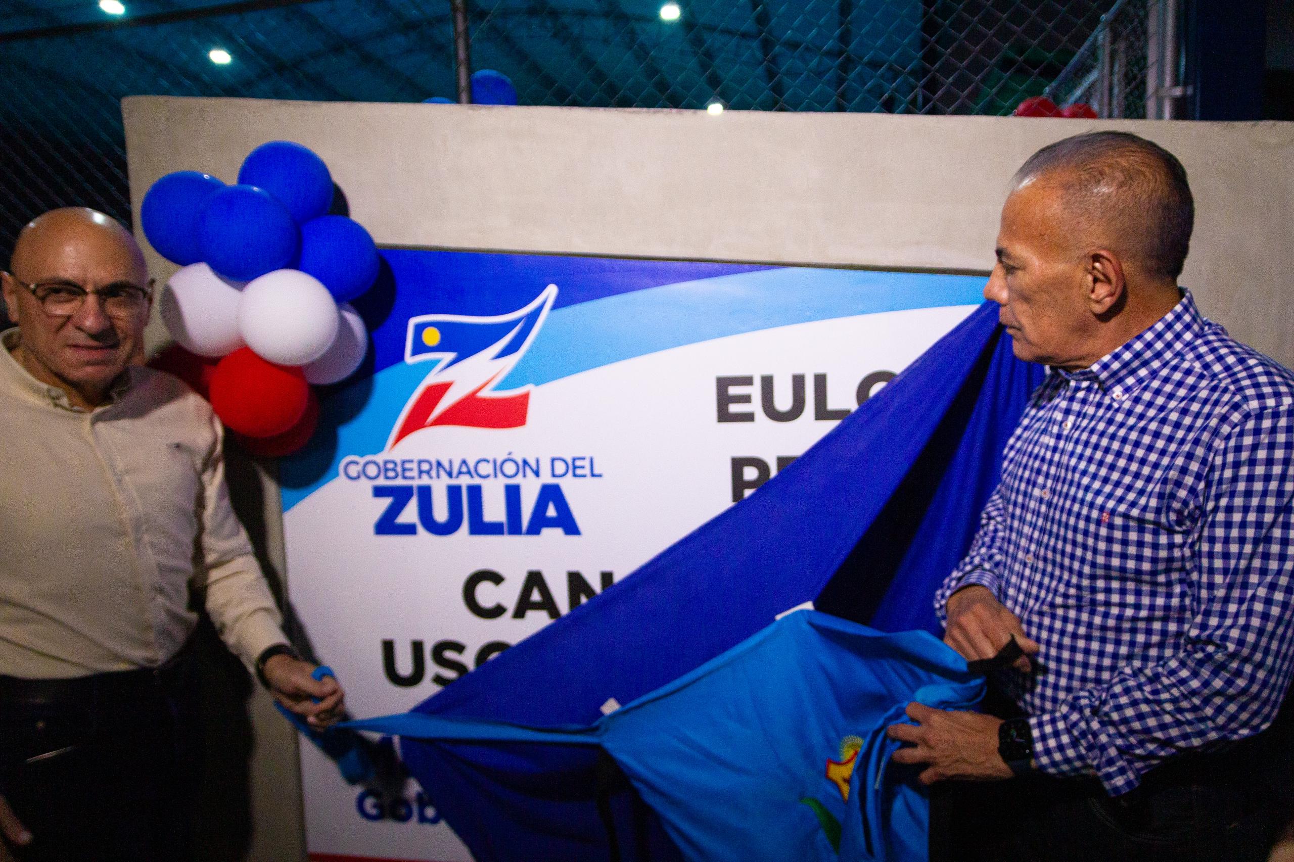 Rosales inaugura Cancha de Usos Múltiples Cabimas 