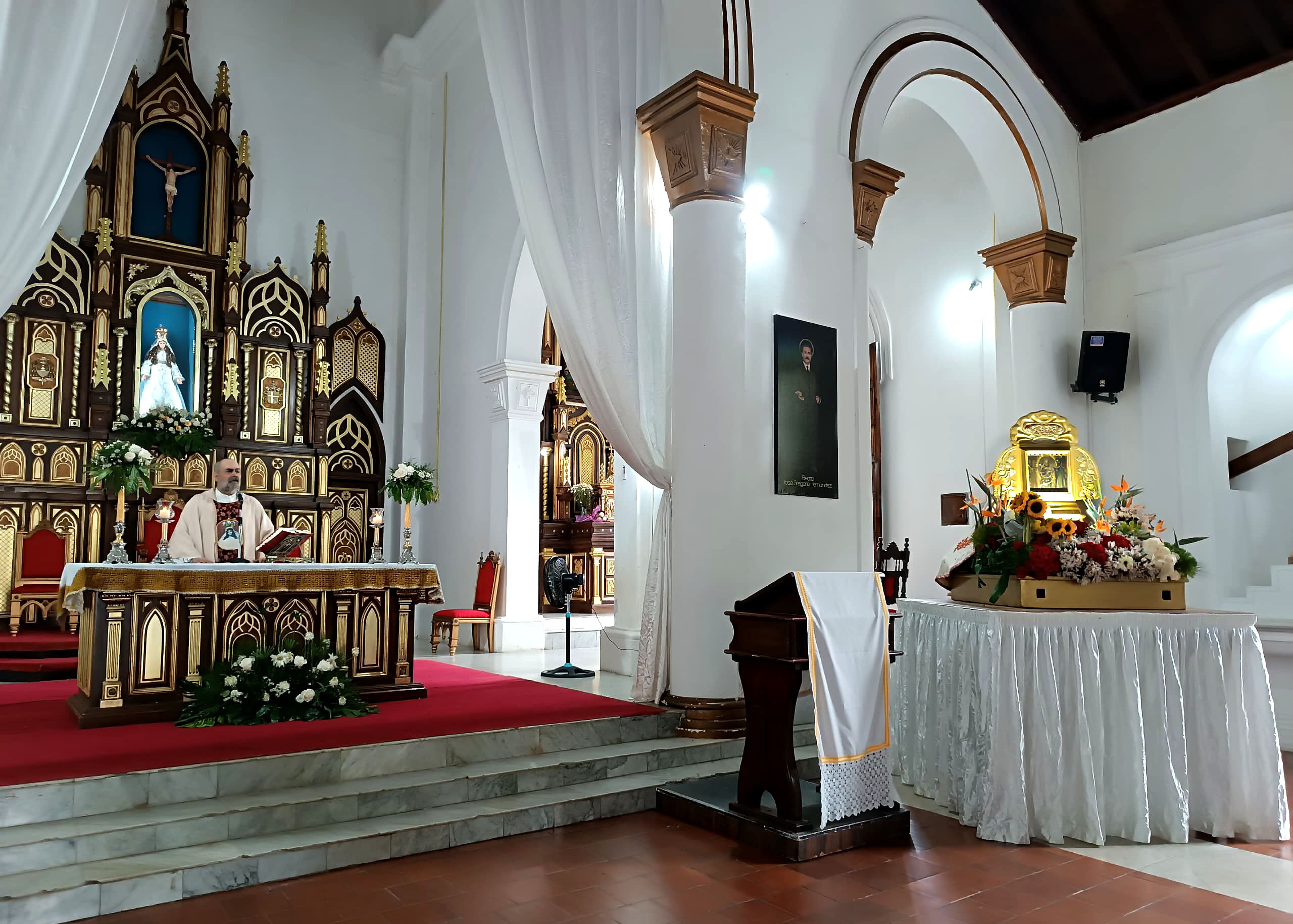 Virgen del Rosario de Chiquinquirá Visitó el municipio Miranda