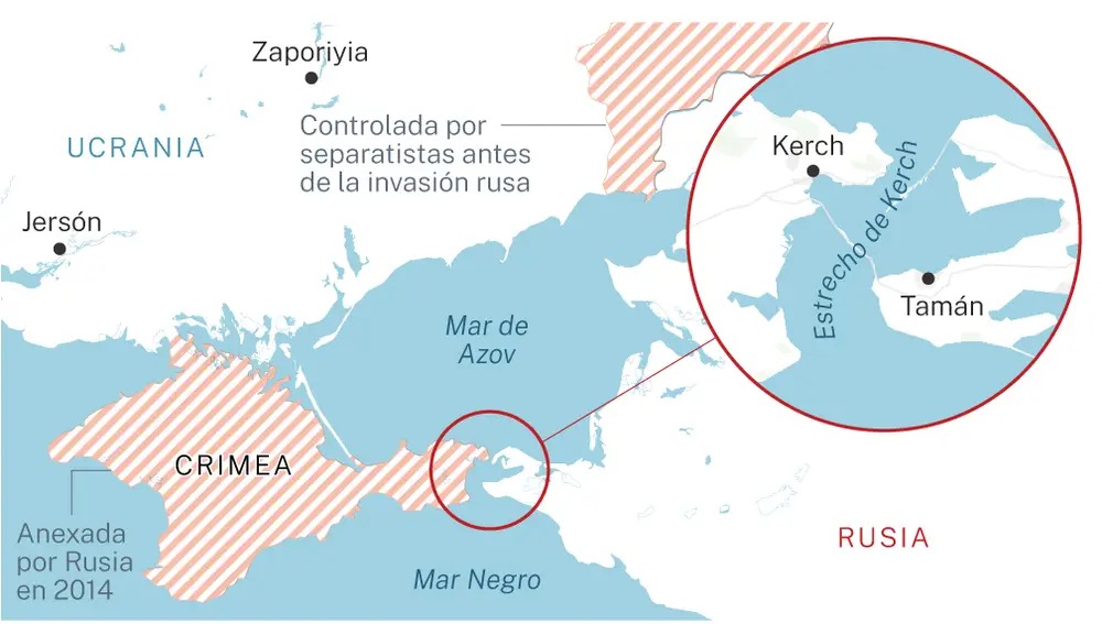 Dos petroleros rusos naufragan al colisionar por tormenta en el estrecho de Kerch