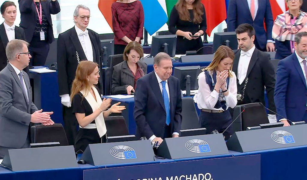 Edmundo González y María Corina Machado Premio Sájarov