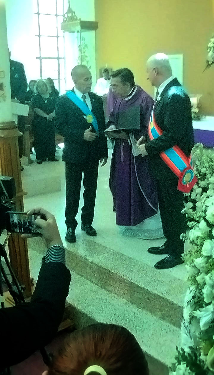 El Padre Vílchez ya reposa la iglesia Santísimo Cristo de San Francisco