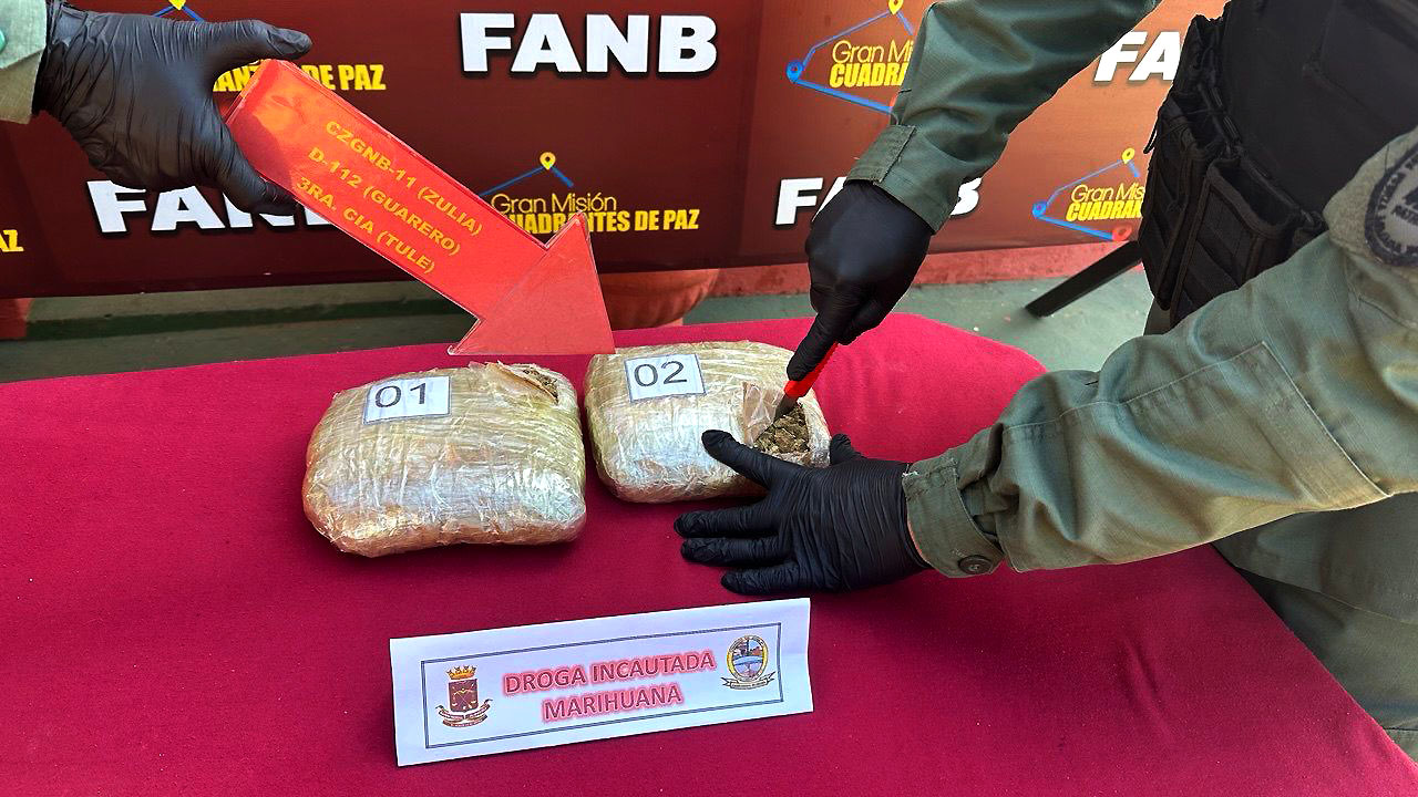 GNB detiene a sexagenariocon 2 panelas de Marihuana