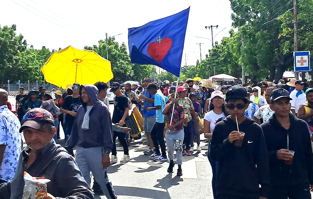Procesión en honor a San Benito transcurre con  normalidad
