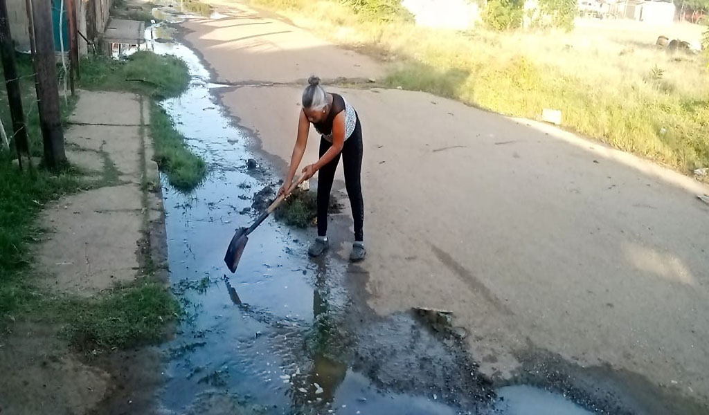 200 familias de la calle Esperanza de Cabimas 