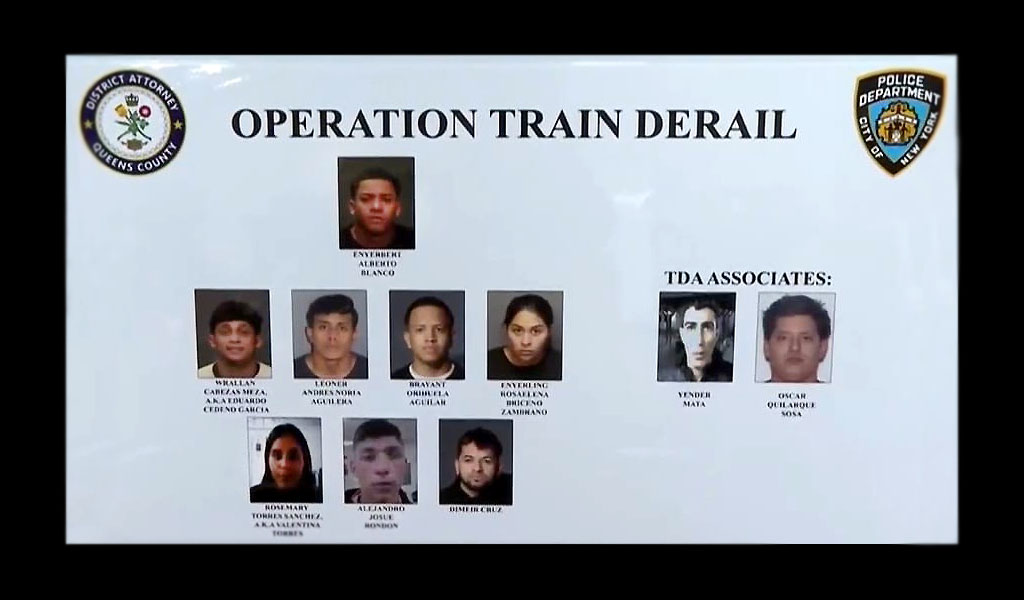 los 10 detenidos de esta banda criminal, están siendo culpados de al menos 120 cargos, entre ellos, presunta venta ilícita y tráfico de armas de fuego, drogas y asociación delictuosa, además también esta involucrados en el reclutamiento de niños para cometer delitos en el país, según la fiscalía de Nueva York