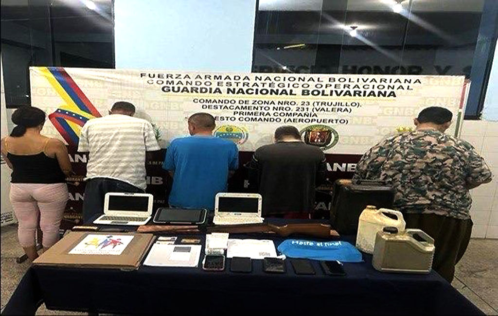 Detuvieron a 13 señalados de planear violencia con fines políticos en Trujillo