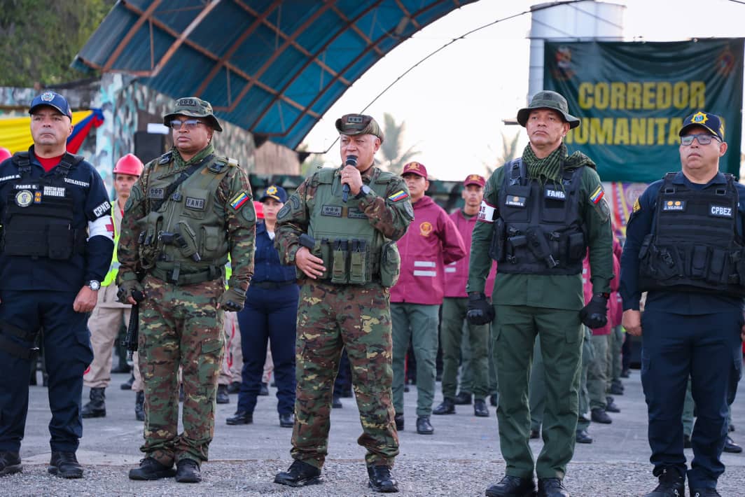 Diosdado Cabello Escudo Bolivariano 2025 en Zulia 