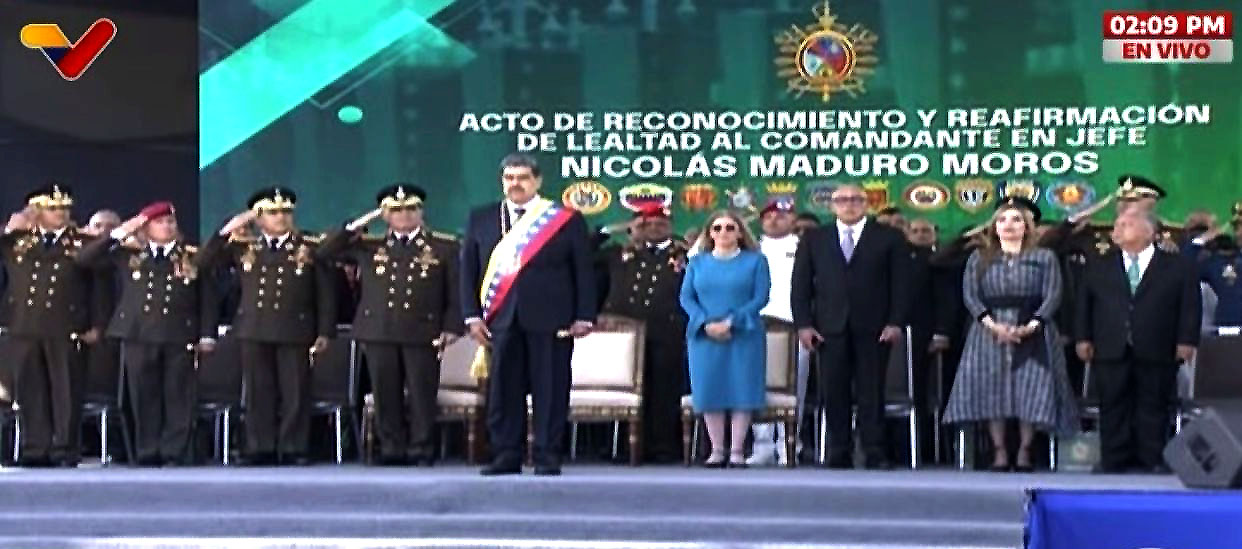 FANB reconoce a Nicolás Maduro como su comandante en jefe 