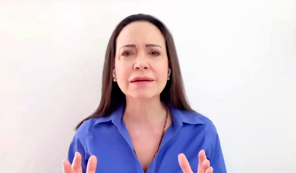 María Corina Machado llamó a no participar en elecciones