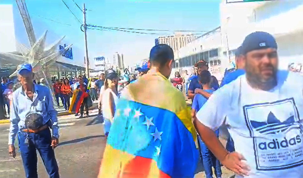 Plaza de La República en Maracaibo militares