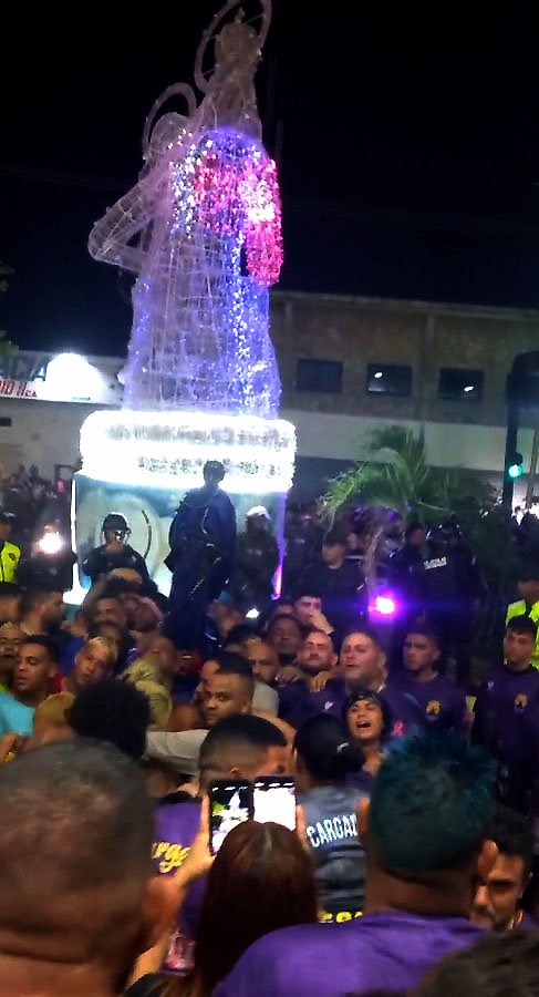 San Benito retornó a las 2: 45 de la madrugada