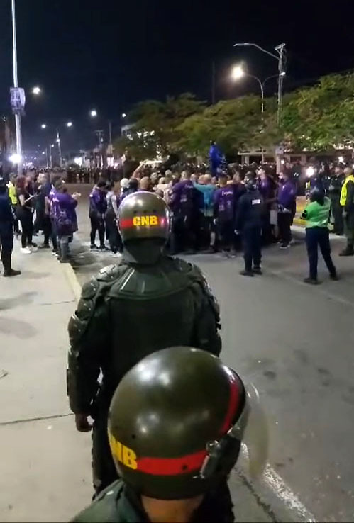 San Benito retornó a las 2: 45 de la madrugada
