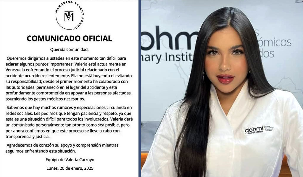 Valeria Carruyo está en Venezuela