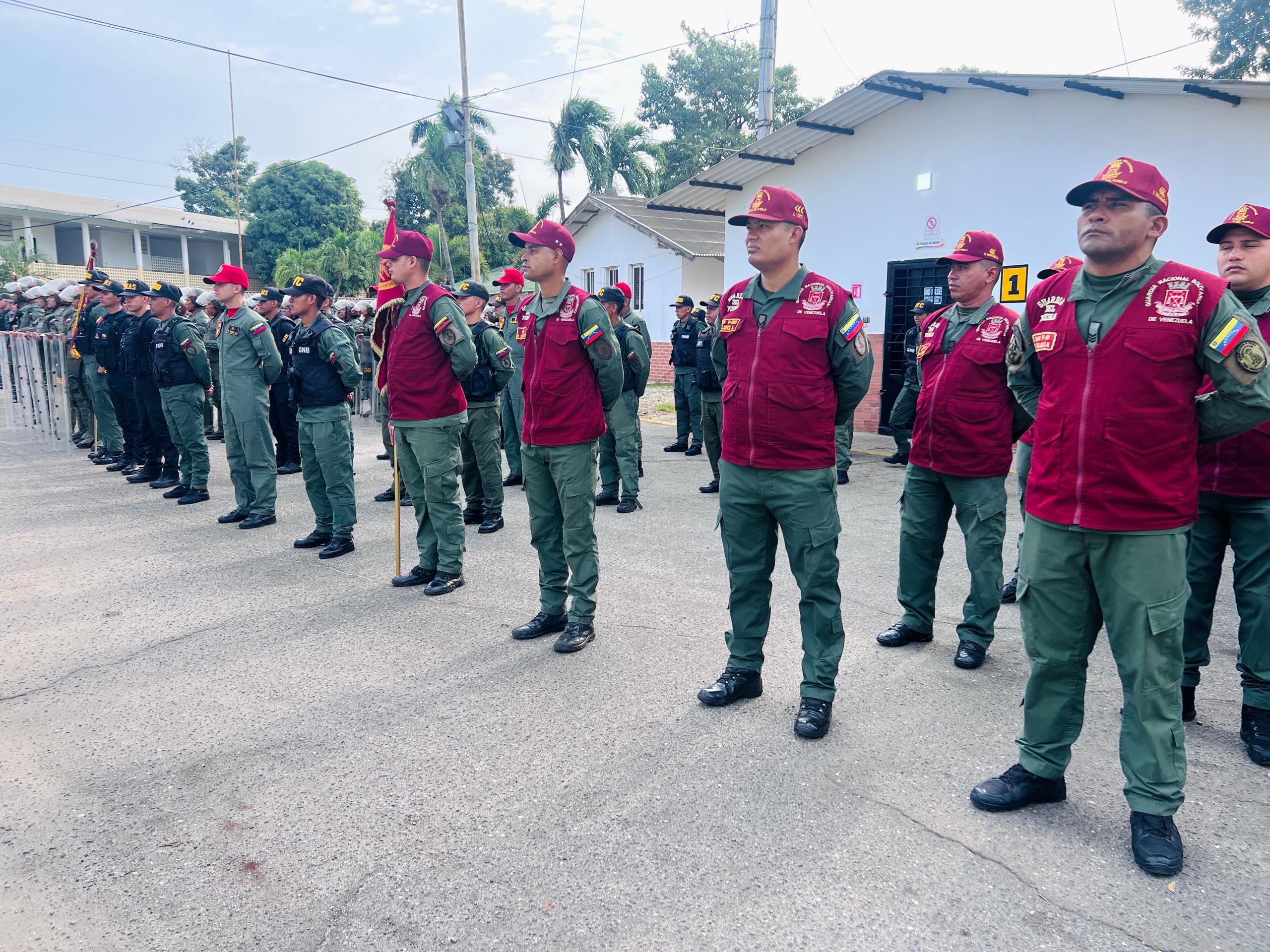 Destacamento 113 entregó reconocimientos a sus guardias nacionales