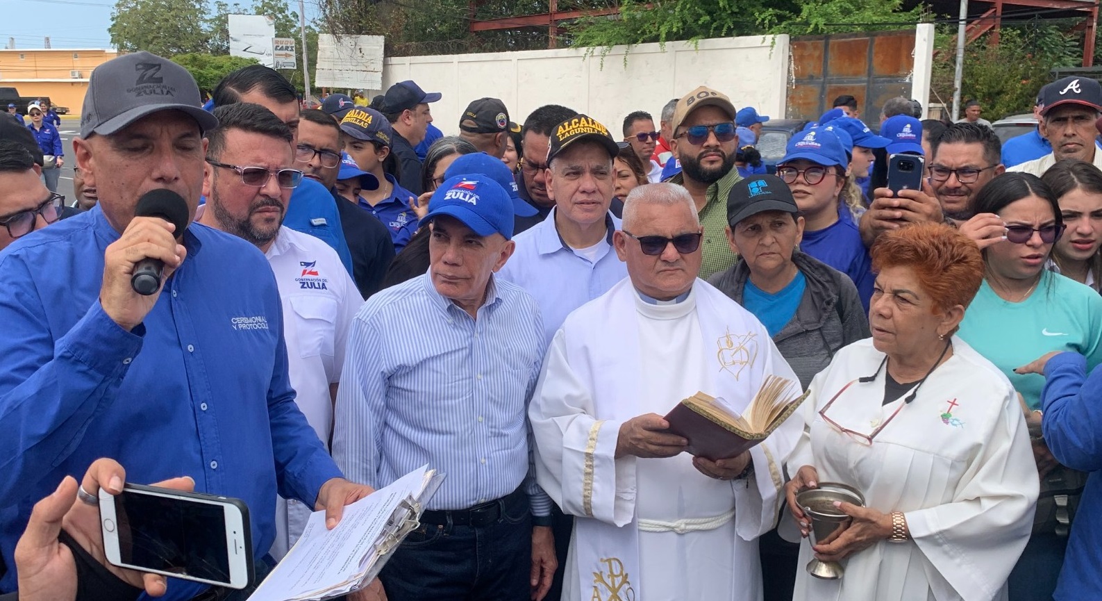 Gobernador Manuel Rosales y alcalde José Mosquera inauguraron la rehabilitación de la carretera "N"