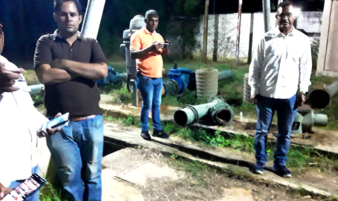 Presidente de Hidrolago inspeccionó estación de bombeo La Misión