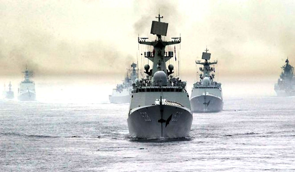 Buques de guerra de China Irán y Rusia realizarán ejercicio naval conjunto