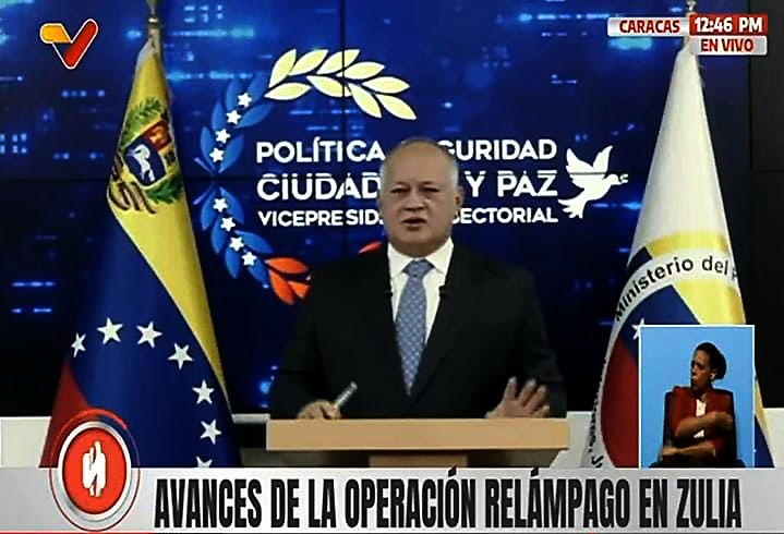 Diosdado Cabello Si se queda el estado Zulia sin un alcalde se va a quedar